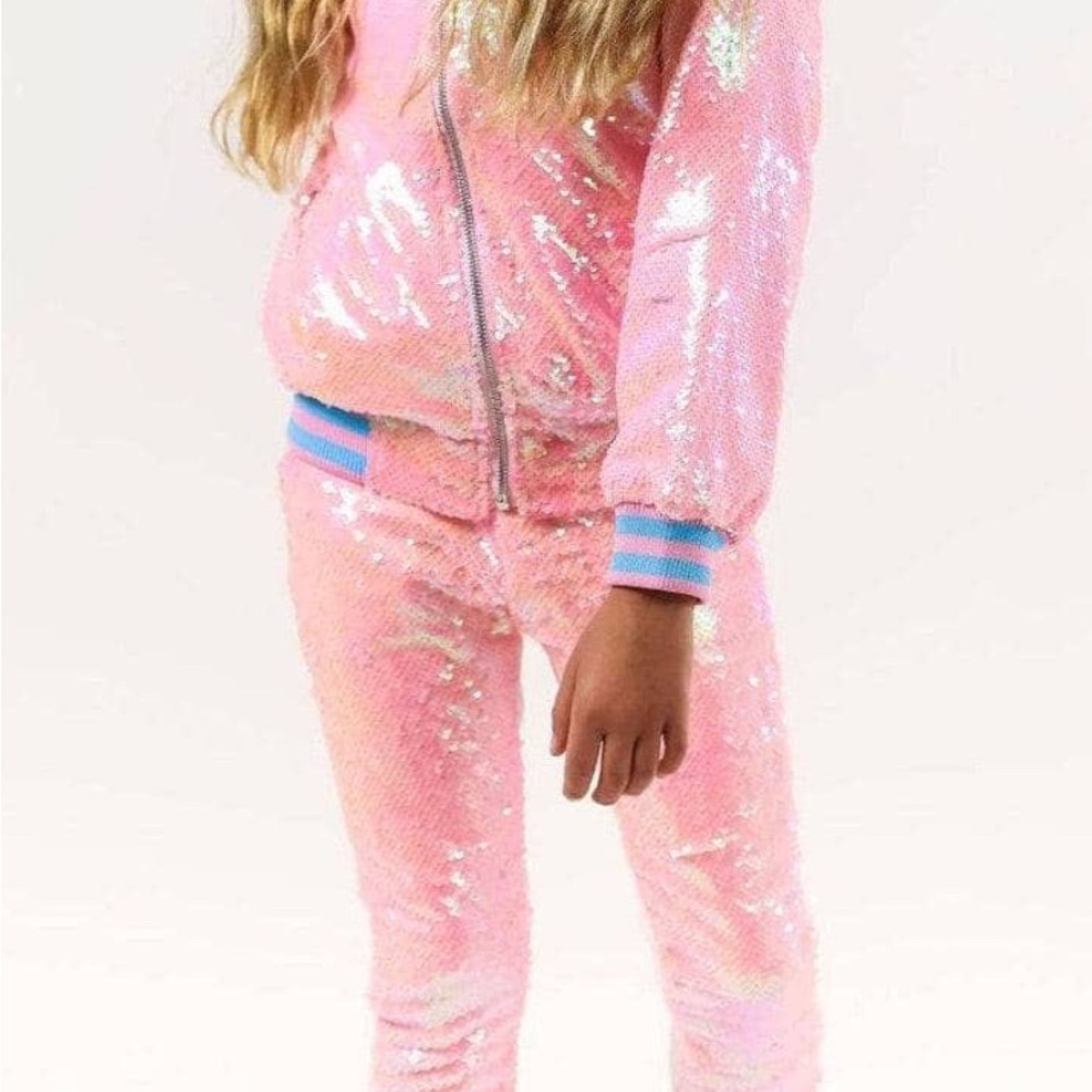 Pretty in Pink Sequin Jogger for Kids